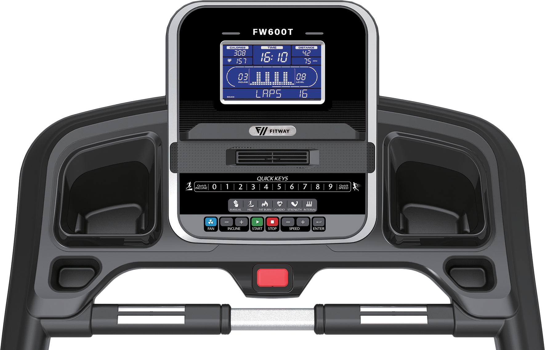 FITWAY 600T Folding Treadmill